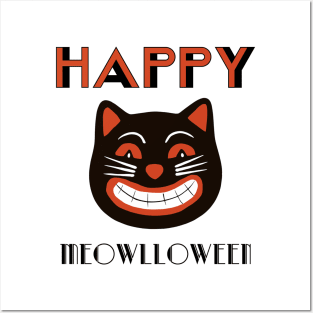 Happy Meowlloween Posters and Art